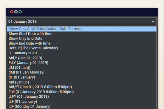 Date Format