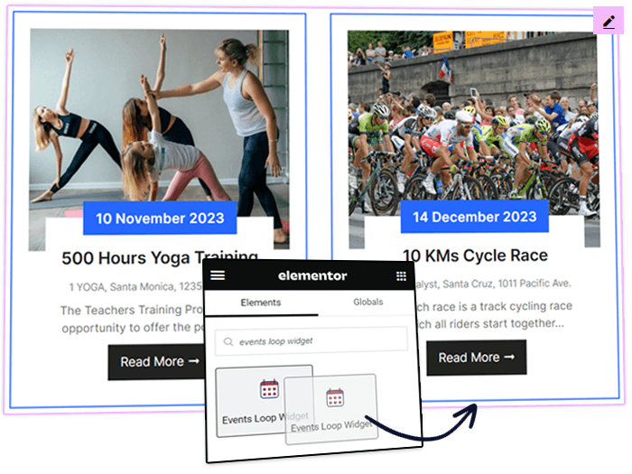events-widgets-elementor